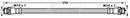 Borg & Beck Brake Hose  - BBH8012 fits Ford Maverick,Mazda Tribute EP
