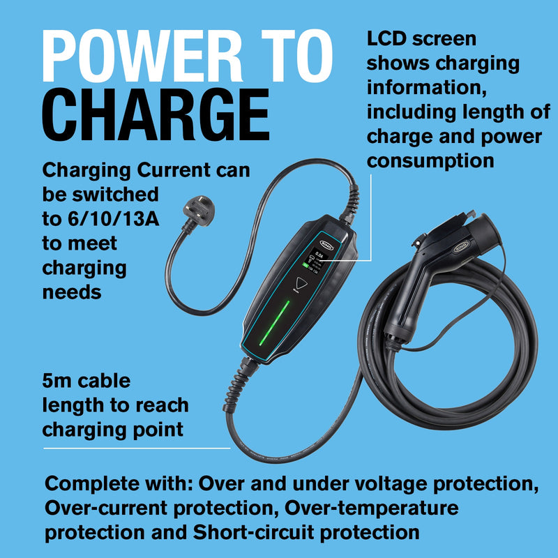 Ring Ev Portable Charger UK Type1 5M - RPC10A05
