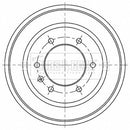 Borg & Beck Brake Drum (Single) - BBR7272 fits Isuzu Rodeo 2.5DT (TF) 05/02-