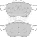 Borg & Beck Front Brake Pad Set - BBP1857 fits Toyota Avensis  2001-2003