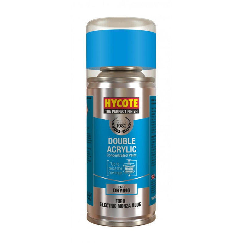 Hycote Double Acrylic Ford Electric Monza Blue Spray Paint - 150ml