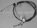 First Line Brake Cable - FKB3453 fits Toyota Yaris 1.0 Jap Built 06-11