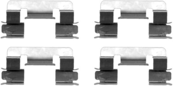 Textar Brake Pad Fitting Kit - 82509300