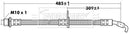 Borg & Beck Brake Hose  - BBH7388 fits Toyota Celica (T20) 1.8,2.0