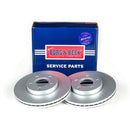 Borg & Beck Brake Disc Pair  - BBD4451 fits Volvo S40/V50 2004-