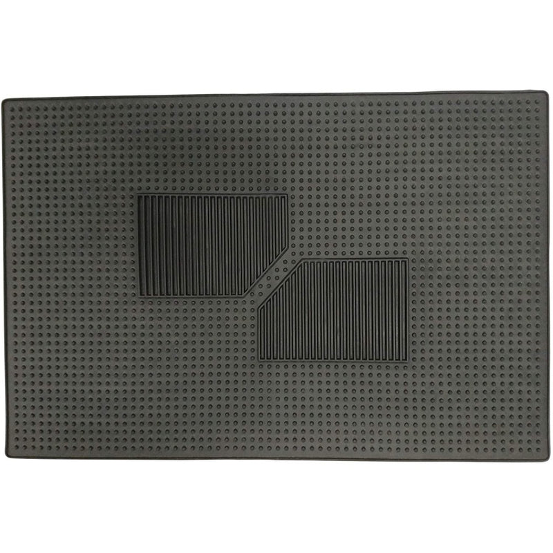 Streetwize Pack of 20 Single Square Rubber Type Mats - Approx. 50x35 cm
