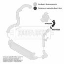 Borg & Beck Turbo Hose  - BTH1594 fits Ford Mondeo IV 07-
