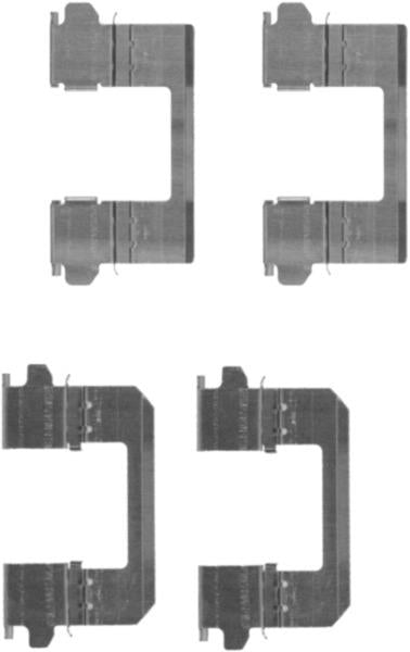 Textar Brake Pad Fitting Kit - 82507800