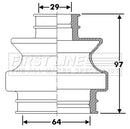 First Line Cv Joint Boot Kit  - FCB6288 fits Mercedes CL500, CL600