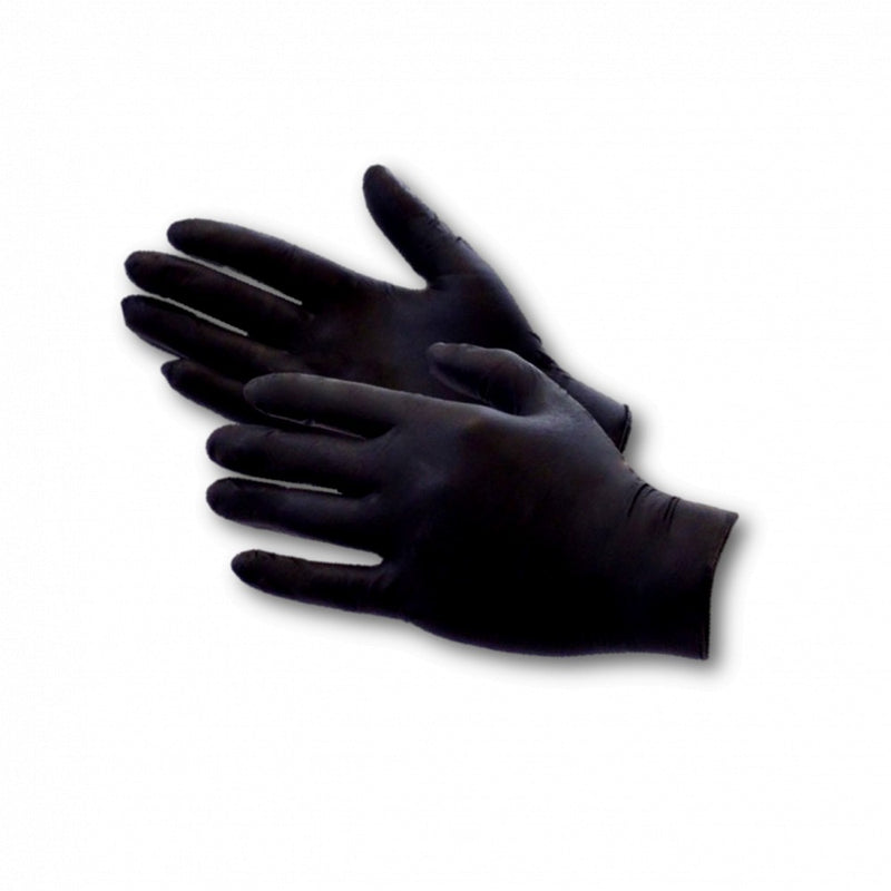 Aurelia NGB003 Black Nitrile Gloves (Powder & Latex Free) Large