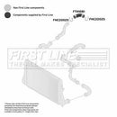 First Line Turbo Hose  - FTH1081 fits VAG A3,Leon,Golf,Jetta 2.0TDi