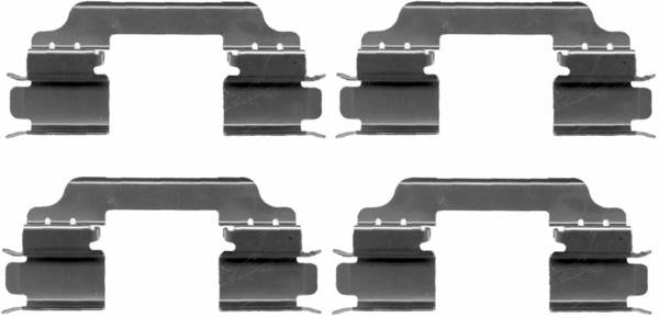 Textar Brake Pad Fitting Kit - 82054100