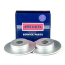 Borg & Beck Brake Disc Pair  - BBD4723 fits Mercedes C Class C220CDi 07-