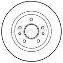 Borg & Beck Brake Disc Pair  - BBD5277 fits Daihatsu Terios (J210)06-10/10