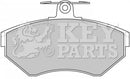 Key Parts Brake Pad Set - KBP1620 fits VW Golf, Polo 92-01