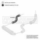 First Line Turbo Hose  - FTH1338 fits Merc 211 E280CDI E320CDI 02-09