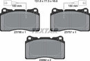 Textar Brake Pad Set - 2375603