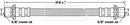 Borg & Beck Brake Hose Part No -BBH6864