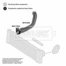 Borg & Beck Turbo Hose  - BTH1346 fits Mercedes Vito 03-