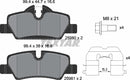 Mini, Brake Pad Set - Textar 2598001