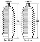 First Line Steering Gaiter Kit Part No -FSG3342