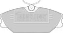 Borg & Beck Brake Pad Set -  BBP1708 fits Renault Clio/Megane/Scenic 99-
