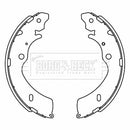 Borg & Beck Rear Brake Shoes  - BBS6505 fits Isuzu Rodeo 2.5DT (TF) 03/02-