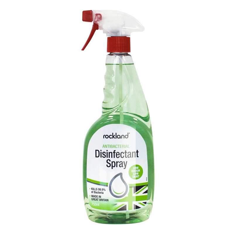 Rockland® RAB712 Disinfectant Antibacterial Cleaner and Sanitiser 750ml Multi-Surface Spray