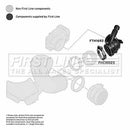 First Line Air Filter Hose  - FTH1693 fits BMW E53 X5 3.0i
