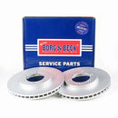 Borg & Beck Brake Disc Pair  - BBD4313 fits Ssangyong Musso,Rexton 95-03