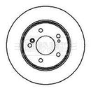 Borg & Beck Brake Disc Pair  - BBD4918 fits Mercedes W124 (Rear) 85-