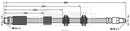 Borg & Beck Brake Hose  - BBH7775 fits BMW X1 E84