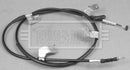 Borg & Beck Brake Cable- LH Rear -BKB3080