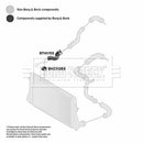 Borg & Beck Turbo Hose Part No -BTH1155