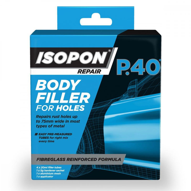 Isopon P40/Pbx P40 Body Filler For Holes