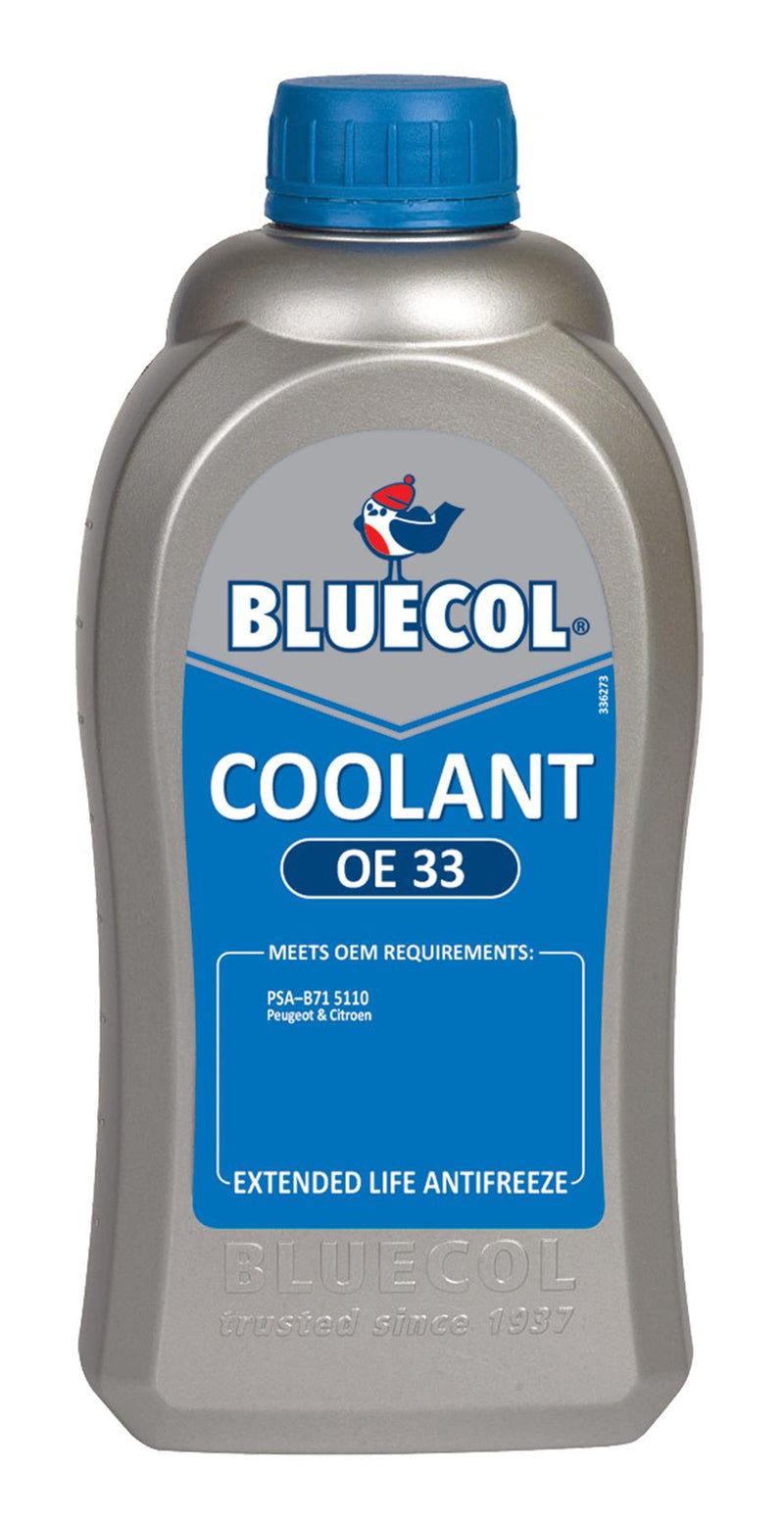 Bluecol Coolant OE33 Antifreeze & Coolant - 1L
