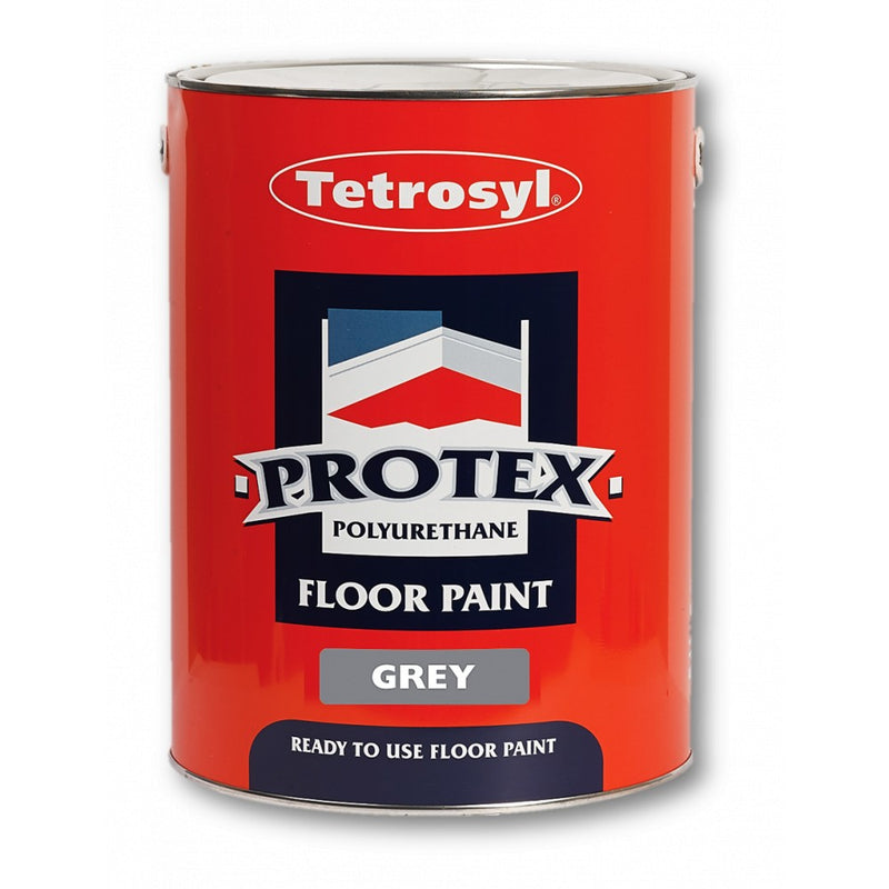 Tetrosyl GYP005 Protex Floor Paint Grey 5L