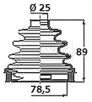 Borg & Beck Cv Joint Boot Kit Part No -BCB6419