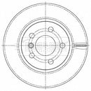 Borg & Beck Brake Disc Pair Part No -BBD5494