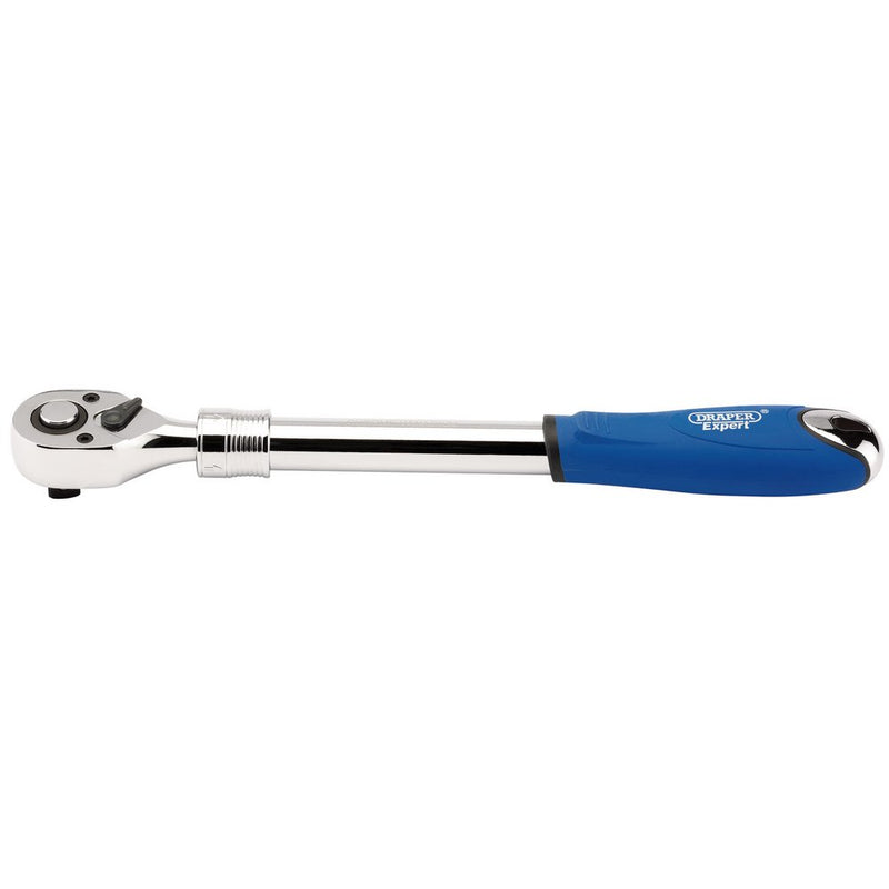 72 Tooth Extending Reversible Ratchet, 1/2" Sq Dr