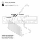 First Line Turbo Hose  - FTH1085 fits VAG A3,Leon,Octavia,Golf 03-