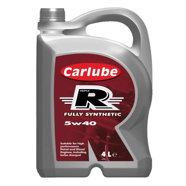 Carlube Triple R 5W40 Fully Synthetic Engine Oil 4L Arnold Clark