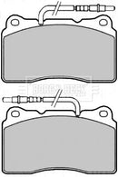 Borg & Beck Front Brake Pad Set - BBP2192 fits Citroen C8 3.0 V6 01/03-03/11