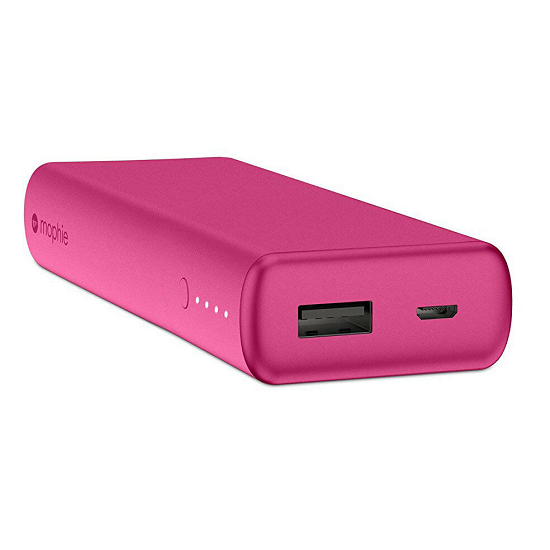 Mophie Power Boost Mini Portable Pink Power Bank – 2,600 mAh
