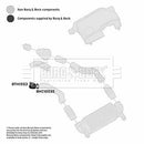 Borg & Beck Turbo Hose Part No -BTH1553