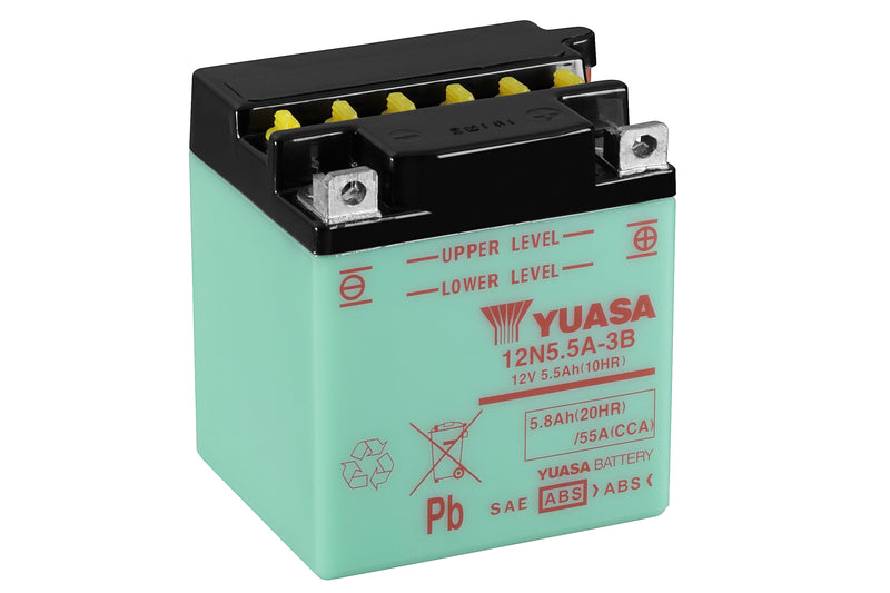 12N5.5A-3B (CP) 12V Yuasa Conventional Battery (5470968807577)