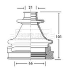 Borg & Beck Cv Joint Boot Kit Part No -BCB2769