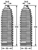 Borg & Beck Steering Gaiter Kit  - BSG3300 fits Ford Galaxy, Mondeo, S Max