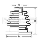 First Line Cv Joint Boot Kit Part No -FCB2717