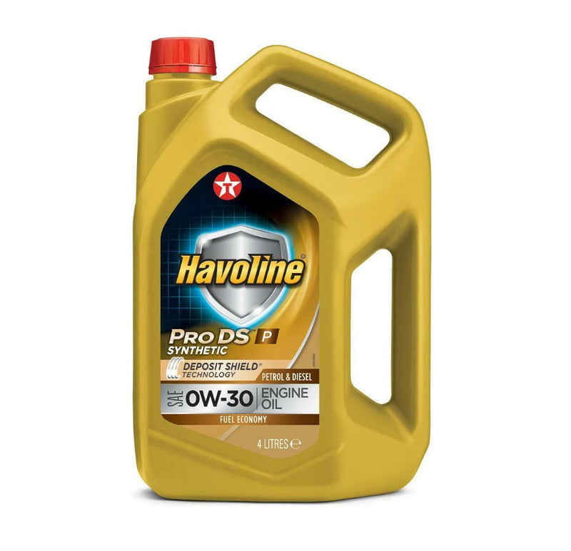 Texaco Havoline ProDS P SAE 0W30 Fully Synthetic Engine Oil - 4 Litre